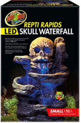 Repti Rapids Cascada con Luz LED, diseño de calavera - BESTMASCOTA.COM