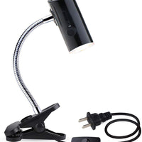 Aomryom Pinza de fijación de lámpara para reptiles y anfibios, iluminación de Hábitat y soporte ajustable, para uso de lámparas de calor para mascotas, color negro - BESTMASCOTA.COM