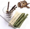 Dbeans Flourithing 3 tipos de juguetes combinados para masticar palos molar dulce de bambú de manzana rama Timothy hierba para mascotas Chinchilla ardilla gerbil hámster ardilla cobayas - BESTMASCOTA.COM