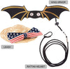 Nobranded Lizard Harness Bearded Dragon Leash and Belt Hammock National Flag Hat 7 pc Set, Adjustable Amphibian and Other Small Pet Reptile Harness （S, M, L ）+ 1 Straw Hat + 1 Hammock - BESTMASCOTA.COM