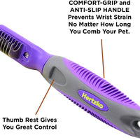 Removedor de marañas, por Hertzko. Apto para perros y gatos. Herramienta ideal para remover enredos, marañas, nudos o cabello muerto. - BESTMASCOTA.COM