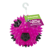 Gnawsome 3.5” Squeak & Light Soccer Ball Dog Toy - Medium, Cleans Teeth and Promotes Dental and Gum Health for Your Pet, Colors Will Vary - BESTMASCOTA.COM