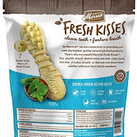 Merrick Fresh Kisses Double-Brush Mint Breath Strips Grain Free Dental Dog Treats - BESTMASCOTA.COM