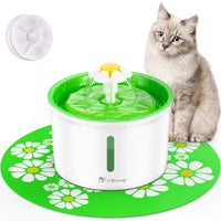 isYoung Fuente para gato, 1,6 L, fuente automática de agua para mascotas, dispensador de agua para mascotas, fuente de cuidado de la salud para perros y gatos y fuente higiénica para perros - BESTMASCOTA.COM