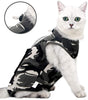 Coppthinktu - Traje de recuperación de gatos para heridas abdominales o enfermedades de la piel, transpirable E-Collar Alternativa para gatos y perros, después de cirugía desgaste anti lamer heridas - BESTMASCOTA.COM