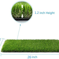 Fezep Artificial Grass, Dog Pee Pads, Professional Dog Potty Training Rug, Large Dog Grass Mat with Drainage Holes, Pet Turf Indoor Outdoor Flooring Fake Grass Doormat - Easy to Clean - BESTMASCOTA.COM