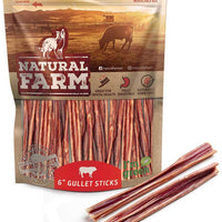 Natural Farm - Paquete de 25 paquetes de golosinas de carne de vacuno natural para perros, criados en granja, sin granos, sin olor, totalmente digeribles - BESTMASCOTA.COM