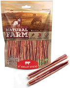 Natural Farm - Paquete de 25 paquetes de golosinas de carne de vacuno natural para perros, criados en granja, sin granos, sin olor, totalmente digeribles - BESTMASCOTA.COM