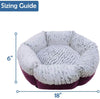 Esceneral Cama para mascotas para gatos y perros, tela suave de PV de calentamiento automático, cama para gatos de lino duradero y cama para perros pequeños - BESTMASCOTA.COM