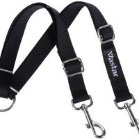 vastar doble perro Walker, doble correa del perro ajustable para mascotas, antienredos Dos Perros Correa de entrenamiento para perros de hasta 110 libras, calidad premium Correa del perro Coupler para 2 Perros, 13,8 para 24 inch - BESTMASCOTA.COM