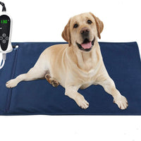 Almohadilla de calefacción eléctrica para mascotas de RIOGOO, para perros y gatos, esterilla de calentamiento interior con apagado automático - BESTMASCOTA.COM