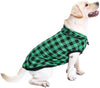 PAWZ grande perro tartán camisa Escudo Sudadera con Capucha Mascota Invierno Ropa suave y cálida - BESTMASCOTA.COM