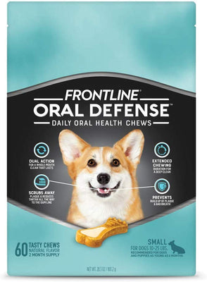 Frontline Oral Defense Daily Dental Masticables para perros pequeños - BESTMASCOTA.COM