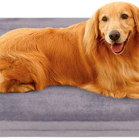 JoicyCo - Colchón ortopédico para cama de perro, lavable, antideslizante, con funda extraíble - BESTMASCOTA.COM