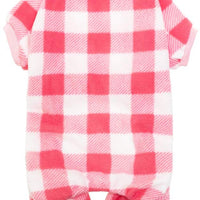 KOOLTAIL - Pijama para perro, a cuadros, para ropa de invierno para perros, suave y cálido, apto para perros pequeños, medianos y grandes - BESTMASCOTA.COM