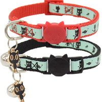 Barleygoo - Juego de 2 collares para gato con colgante - BESTMASCOTA.COM