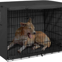 Explore Land - Funda para jaula de perro de poliéster duradero, ajuste universal para jaula de perro de 30 a 42 pulgadas - BESTMASCOTA.COM