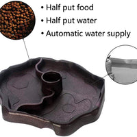 Tfwadmx - Botella de agua para reptiles, tortuga y cuenco de agua, alimentadores automáticos, dispensador de tortuga, dispensador de botella, plato de alimentación para camaleón lagarto - BESTMASCOTA.COM