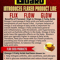 Flix 9 libras, 100% linaza saludables para caballos, alto en Omega-3 - BESTMASCOTA.COM