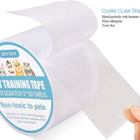 Cinta disuasoria para gatos I-pure items – Cinta antiarañazos para entrenamiento de gatos – 3 pulgadas x 30 yardas de doble cara para alfombras, alfombras, muebles, sofás, puertas - BESTMASCOTA.COM