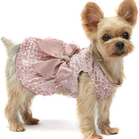 Fitwarm - Vestidos de perro bordados para mascotas, vestido de baile de graduación, color rosa - BESTMASCOTA.COM