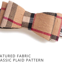 Axgo - Collar con pajarita para cachorro o gatito, diseño de cuadros - BESTMASCOTA.COM