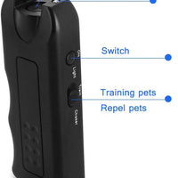 APlus+ repelente de perro de mano, disuasorio ultrasónico de infrarrojos, tapón de corteza + entrenamiento de perro de buen comportamiento - BESTMASCOTA.COM