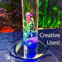 Otterly Pets Plantas de plástico para decoración de peceras grandes artificiales, decoración de acuario y accesorios, paquete de 8 - BESTMASCOTA.COM