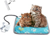 EACHON Heating Pad for Dogs Cats Electric Heated Pet Beds Warming Pet Mats Adjustable Safety Waterproof Chew Resistant Steel Cord wifh Free pet Comb (S Gray) - BESTMASCOTA.COM