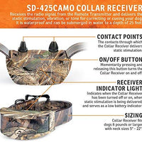 SportDOG Brand 425 - Collar electrónico con control remoto (500 yardas, estático, vibratorio y tono, impermeable, recargable, incluye nueva serie X) - BESTMASCOTA.COM