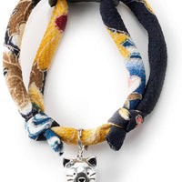 Necoichi Chirimen Hanabi Fireworks Collar para gato, hecho a mano en Japón, 1 tamaño para todos - BESTMASCOTA.COM