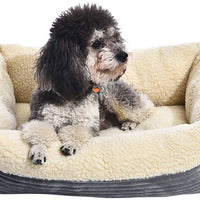 AmazonBasics cama para mascotas con calentamiento - BESTMASCOTA.COM