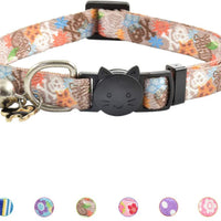 XPangle Collar para gato con campana, lindo collar de seguridad ajustable para gatito cachorro cuello 7.8 – 11.8 pulgadas - BESTMASCOTA.COM