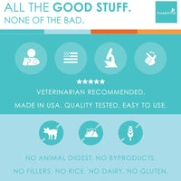 nusentia Probiotics Probiotico milagro Premium Fórmula para Wellness de apoyo para perros y gatos, 44 Gramos de polvos 120 Raciones - BESTMASCOTA.COM