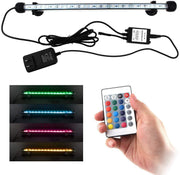 COVOART Luz LED para acuario, luz para pecera, luz RGB de color bajo el agua, luces sumergibles de cristal - BESTMASCOTA.COM