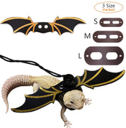 STARROAD-TIM - Arnés de arneses de reptil ajustable (S M L 3 piezas) con alas para anfibios reptiles pequeños medianos y grandes - BESTMASCOTA.COM