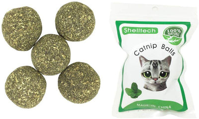 Bolas de catnip para gatos por shelltech, dulces, 100% comestibles gato jugar relajante juguete para gato mascota gatito 1.3