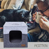 Fextten - Cubo de fieltro grueso para estantería IKEA – Cama para gatos fácil de viajar – casas plegables para gatos de interior - BESTMASCOTA.COM