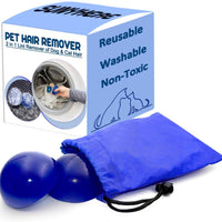 Removedor de pelo para ropa de mascotas, depilación para ropa de pelo limpiador para pelo de perro, pelo de gato y todas las mascotas. Elimina el pelo en secadora, limpiador de pelo lavable, herramienta de eliminación de pelusa adhesiva reutilizable (azul - BESTMASCOTA.COM
