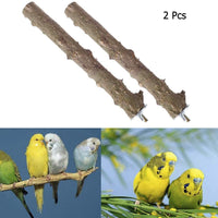 snnplapla 2pcs Bird Parrot Natural Madera Tenedor Stand Perch Toy -- 15 cm Birdcage Stands Pet Bird juguetes - BESTMASCOTA.COM