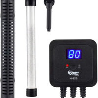 Hygger - Calentador de acuario (500 W, 300 W, termostato sumergible de calentamiento rápido, para pecera, 30 a 120 galones, con pantalla digital LED externa controlador de temperatura y termómetro - BESTMASCOTA.COM