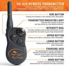 SportDOG Brand 425 - Collar electrónico con control remoto (500 yardas, estático, vibratorio y tono, impermeable, recargable, incluye nueva serie X) - BESTMASCOTA.COM