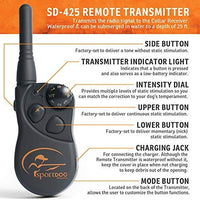 SportDOG Brand 425 - Collar electrónico con control remoto (500 yardas, estático, vibratorio y tono, impermeable, recargable, incluye nueva serie X) - BESTMASCOTA.COM