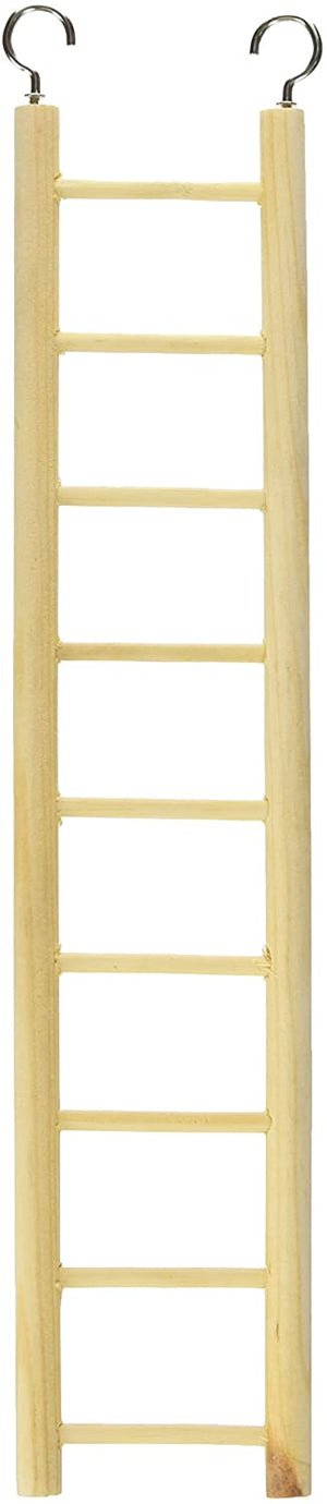 prevue Pet Productos bpv385 Birdie Basics 9-step Escalera de madera para pájaros, 14 – 1/2-inch - BESTMASCOTA.COM