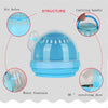 Misyue Hamster Carrier Cage Portable Transport Unit for Syrian Hamster, Small Animal Habitat, Hamster Accessories with 60ML Water Bottle (Blue) - BESTMASCOTA.COM