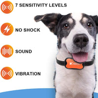 Karotezh Collar de corteza, alerta de sonido y vibración, collar de perro sin choque con 7 niveles, collar de entrenamiento antiladridos para perros pequeños, medianos y grandes, humanos e inofensivos - BESTMASCOTA.COM