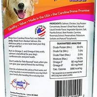 Carolina 40192 Prime Pet Salmon Jerky - Tratamiento para perros (1 bolsa), talla única - BESTMASCOTA.COM