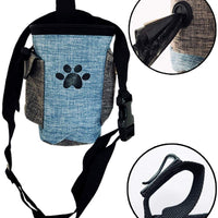 Bolsa de entrenamiento para mascotas con cinturón para mascotas Juguetes Kibble Treats Sport Running Cordón Cintura Bolsa de Caca Dispensador - BESTMASCOTA.COM