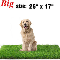 Fezep Artificial Grass, Dog Pee Pads, Professional Dog Potty Training Rug, Large Dog Grass Mat with Drainage Holes, Pet Turf Indoor Outdoor Flooring Fake Grass Doormat - Easy to Clean - BESTMASCOTA.COM