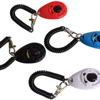 Ruconla- Juego de 4 clickers para entrenamiento de perros con correa de muñeca, juego de clicker para entrenamiento de mascotas - BESTMASCOTA.COM